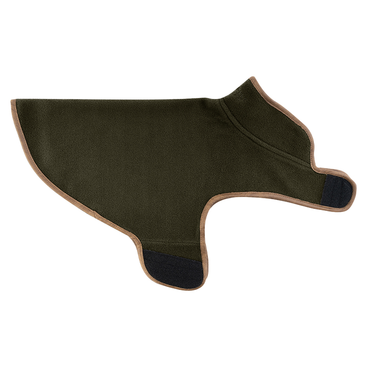 Fleece Hondenjas Donkerolijf