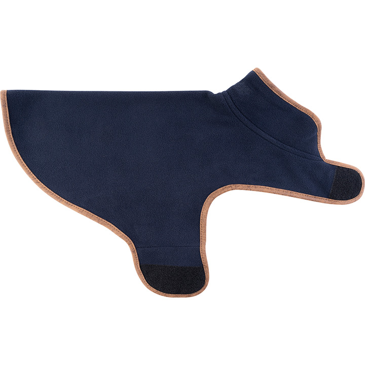 Fleece Hondenjas Marineblauw