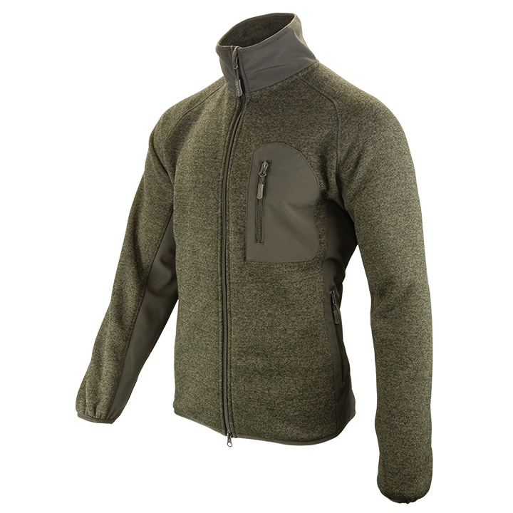 Weardale Gebreide Jas Groen