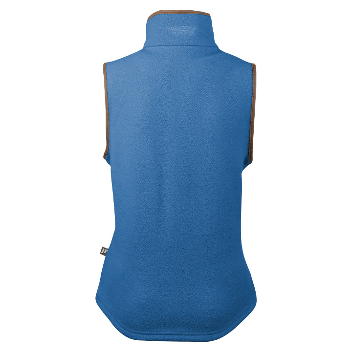 Dames Countryman Fleece Bodywarmer Denim