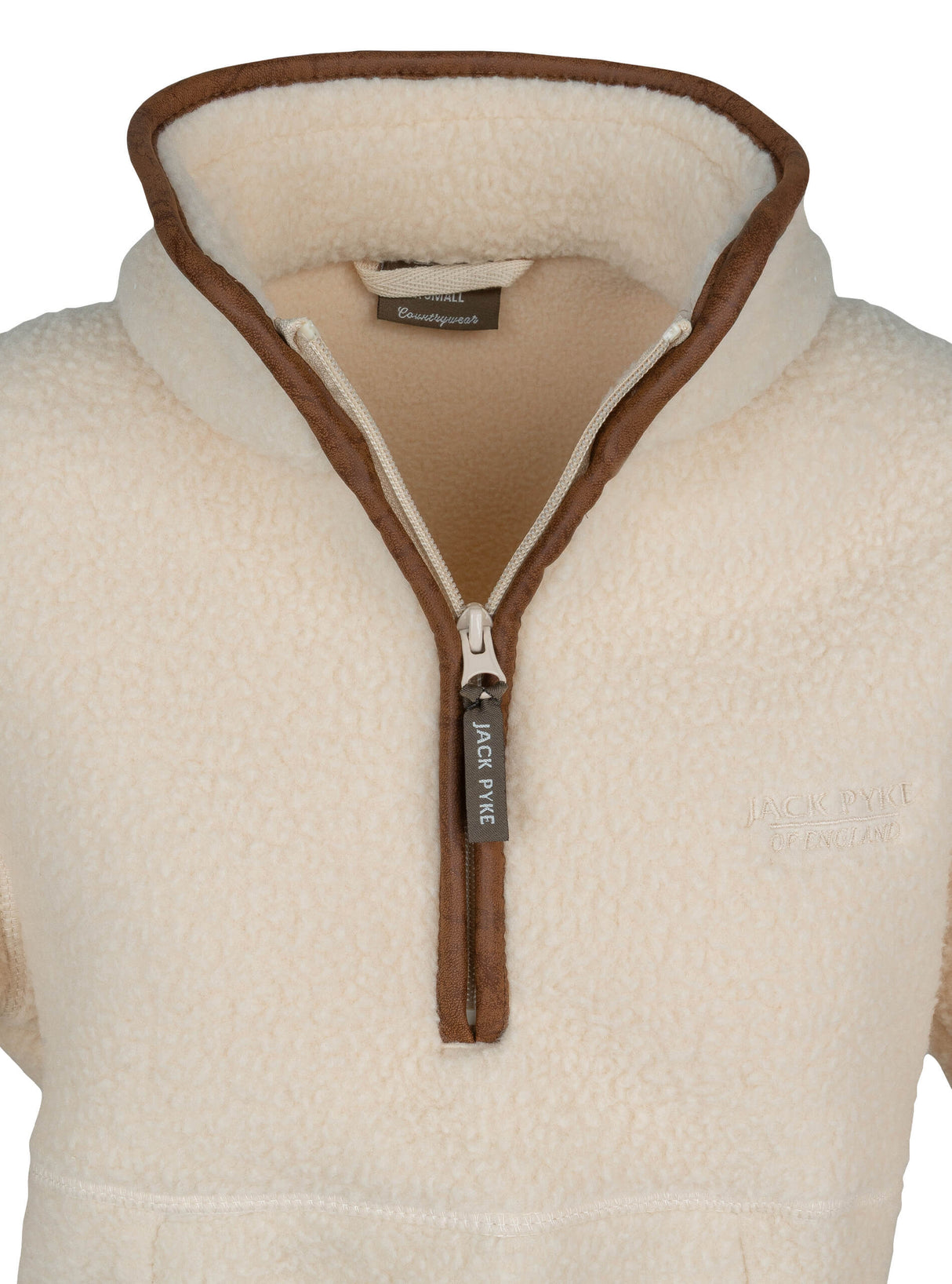 Dames Sherpa Fleecetrui Halve Rits Sail