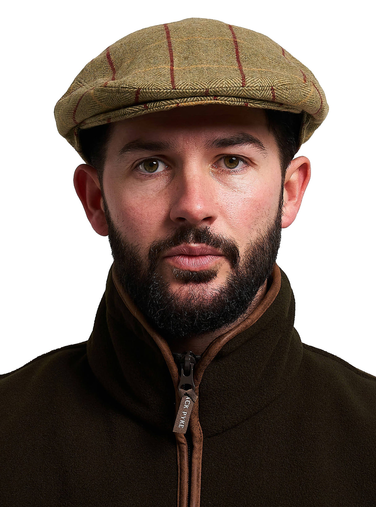 Flat Cap Wolmix Donkerolijf