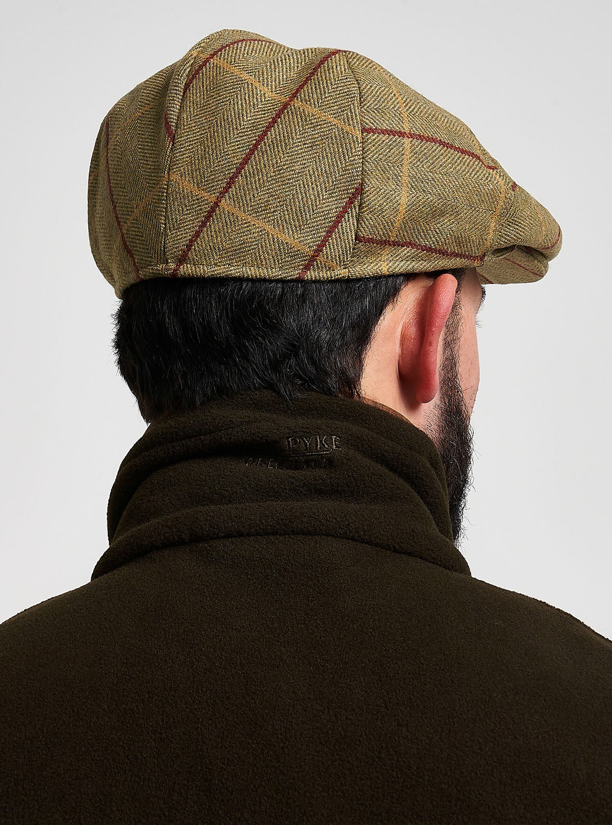 Flat Cap Wolmix Donkerolijf