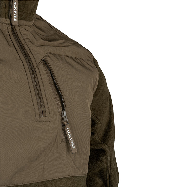 Rannock Fleecetrui Donkerolijf