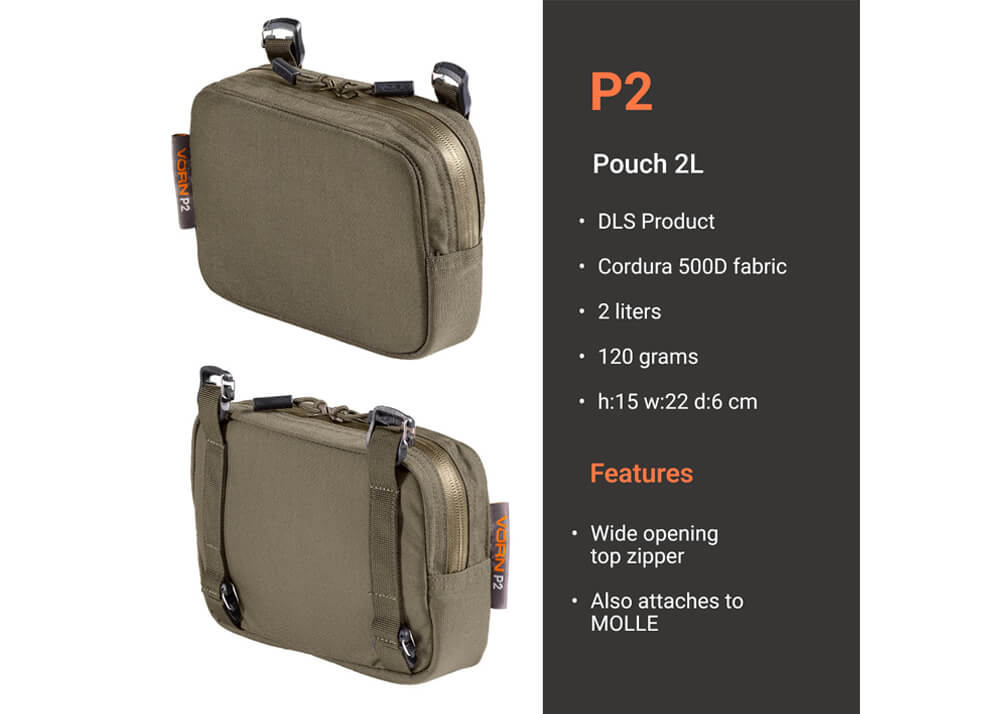 Zubehörtasche Vorne DLS P2