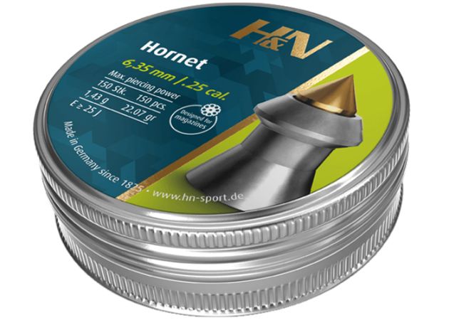 Luchtdrukkogeltjes H&N Hornet 6.35 mm 22.07 grain (3)