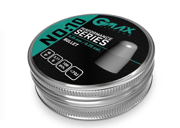 Slugs Gmax Performance No:10 6.35 mm BLT 48 grain (.249) (2)