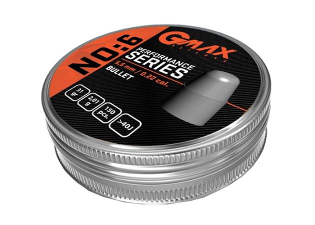 Slugs Gmax Performance No:6 5.5 mm BLT 31 grain (.216) (2)