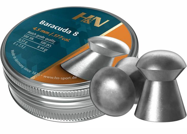 Luchtdrukkogeltjes H&N Baracuda 8 4.51 mm 8.44 grain (3)