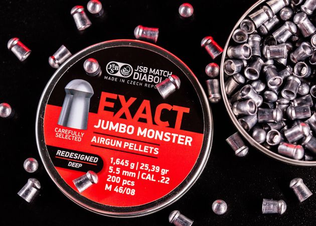 Luchtdrukkogeltjes JSB Jumbo Exact Monster Redesigned Shallow 5.52 mm 25.39 grain (2)