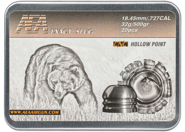 Slugs AEA Exact CNC 18.3 mm 500 grain (.727)