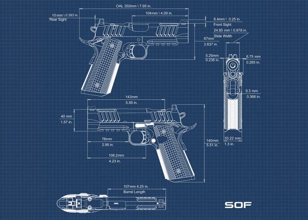 BUL 1911 SOF Black (2)