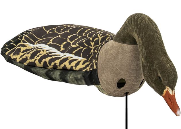 Ganzenlokker Sillosocks 3D Grauwe Gans Foeragerend
