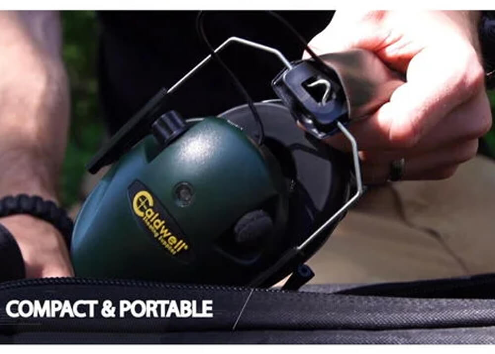 Gehörschutz Caldwell E-Max Low-Profile Electronic Grün