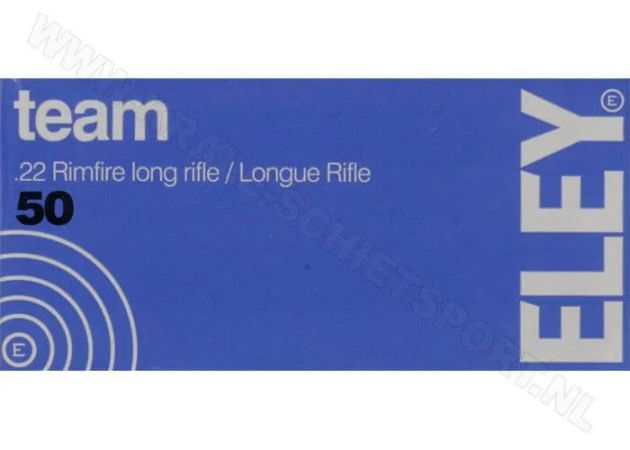 Kogelpatronen Eley Team .22 LR FN 40 Grain