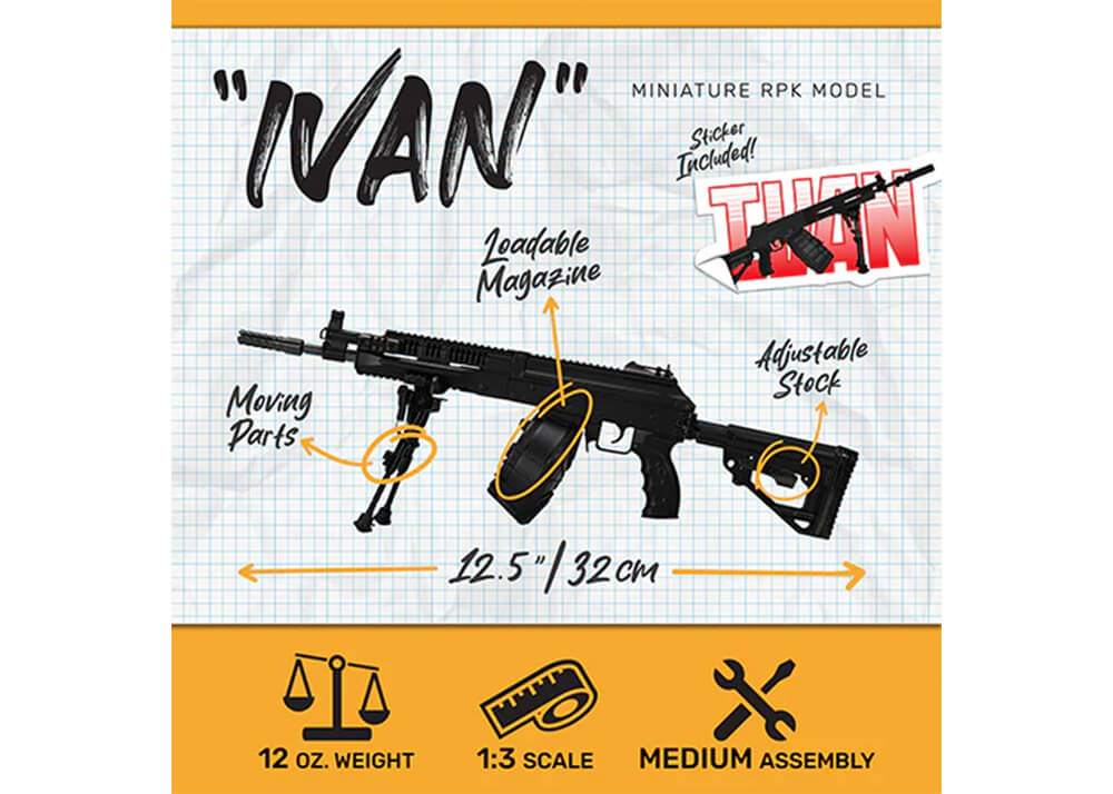 Miniatur Goatguns RPK Schwarz