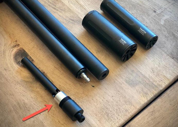 Schalldämpferadapter DonnyFL Air Venturi Extender 1/2x20