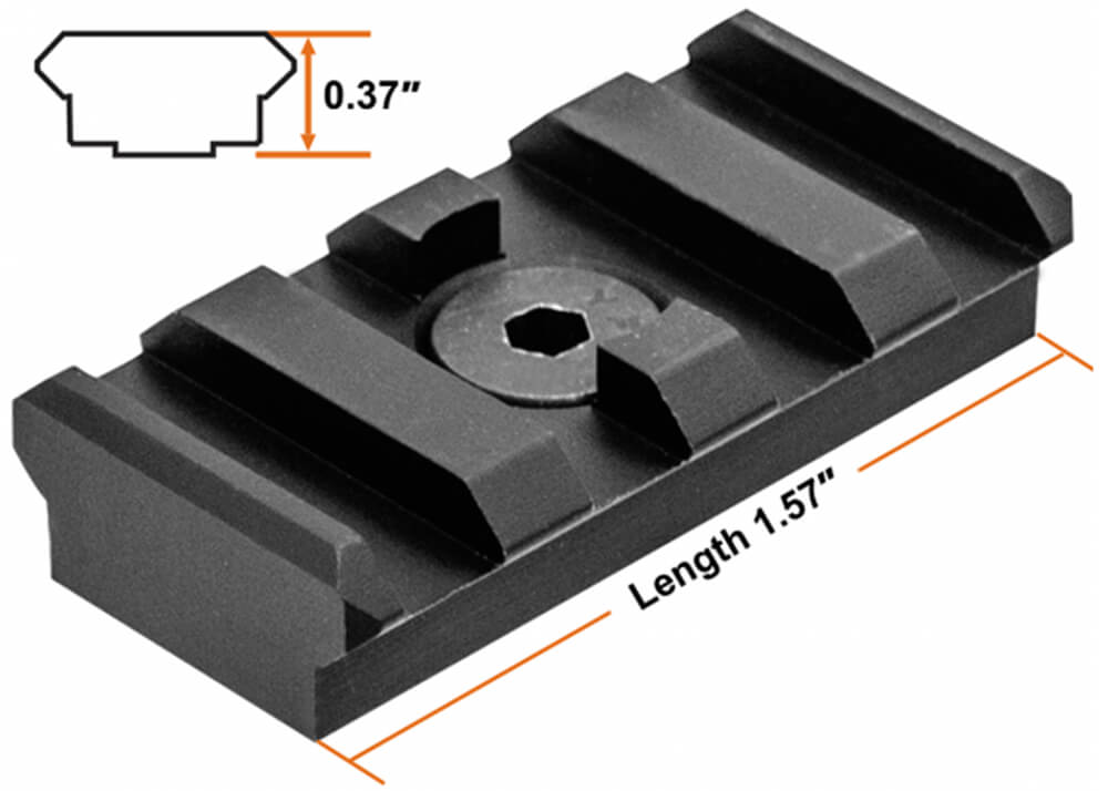 Montageschiene UTG M-LOK 4-Slot