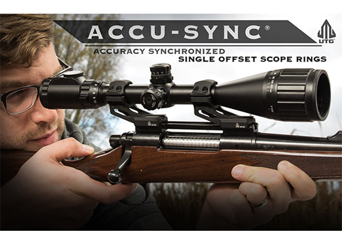 Montage UTG Accu-Sync 25.4 mm High 37 mm Offset Weaver/Picatinny