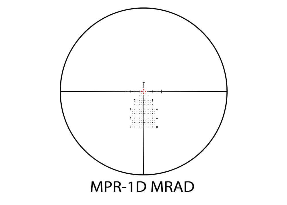 Element Optics Theos 2-10x42 MPR-1D MRAD Zielfernrohr - Schwarz