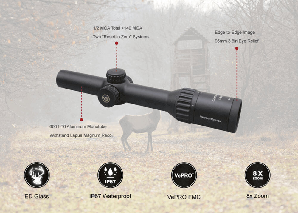 Vector Optics Continental 1-8x24 Zielfernrohr