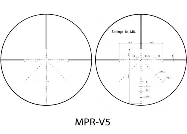 Vector Optics Veyron IR 2-8x32 SFP MPR-V5 Richtkijker (2)
