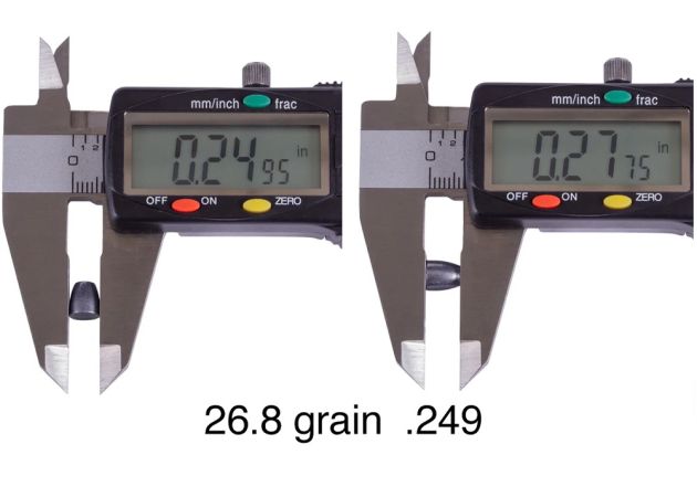 Slugs Nielsen 6.35 mm HPDB 26.8 grain (.249) (3)