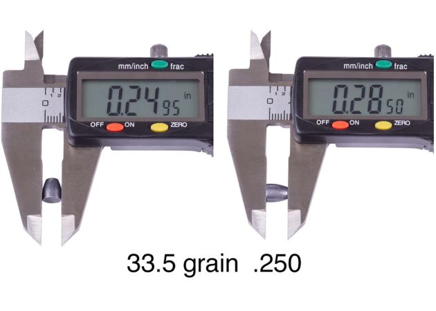 Slugs Nielsen 6.35 mm HPFB 33.5 grain (.250) (3)