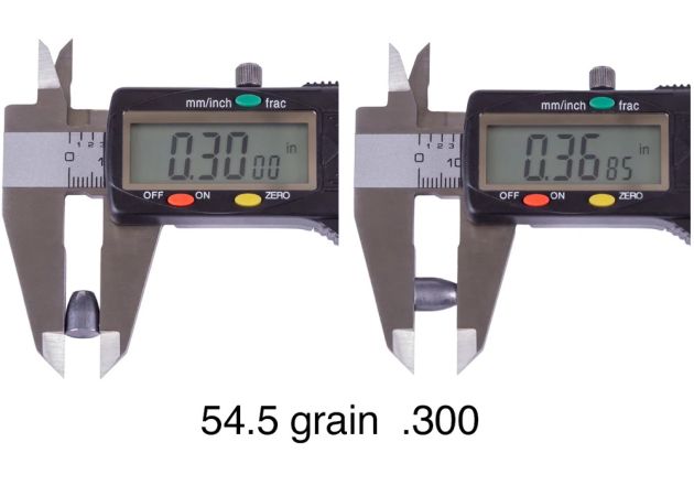 Slugs Nielsen 7.62 mm HPDB 54.5 grain (.300) (3)