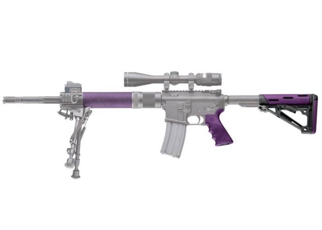 Kolf Hogue AR15 OMCB Mil-Spec met grip Purple (2)