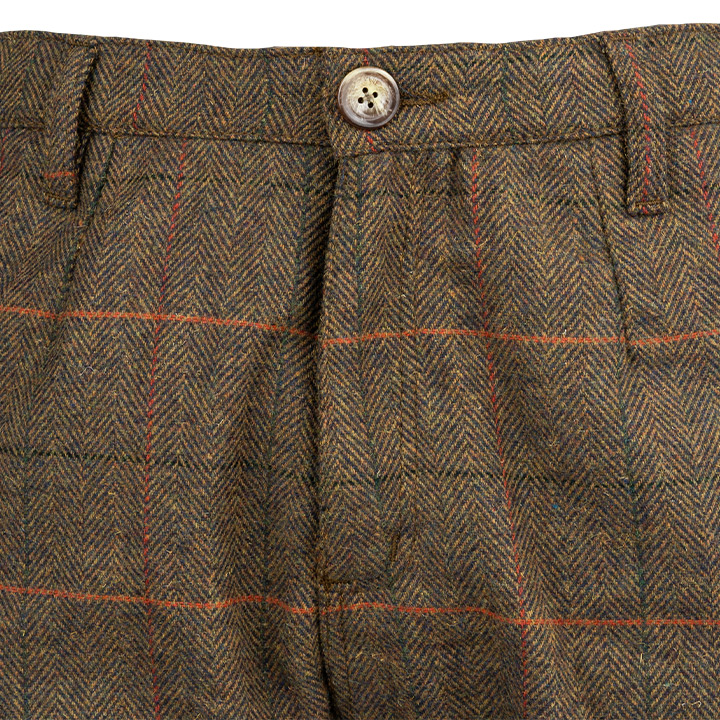 Waterdichte Kniebroek Tweed Bruin