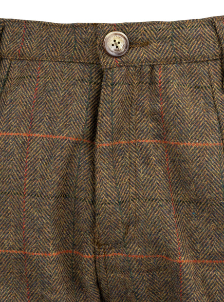 Waterdichte Kniebroek Tweed Bruin