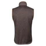 Melange Fleece Bodywarmer Bruin Gemêleerd