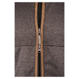 Melange Fleece Bodywarmer Bruin Gemêleerd