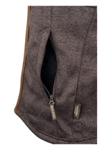 Melange Fleece Bodywarmer Donkerolijf Gemêleerd