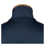 Melange Fleece Bodywarmer Marineblauw Gemêleerd