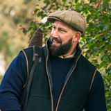 Flat Cap Wolmix Tweed Bruin