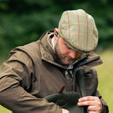 Flat Cap Wolmix Tweed Bruin