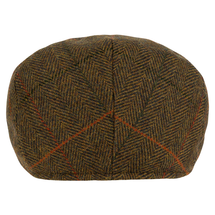 Flat Cap Wolmix Tweed Bruin