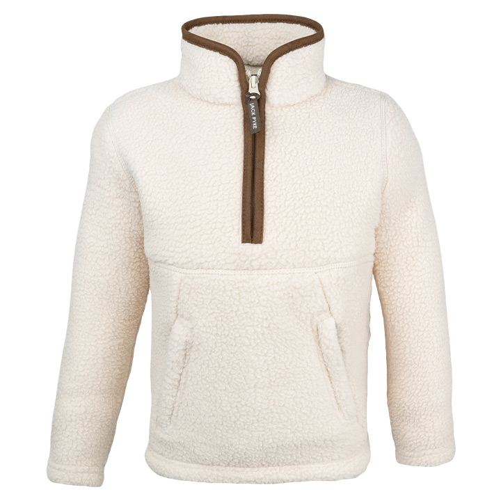 Junior Sherpa Fleecetrui Halve Rits Sail