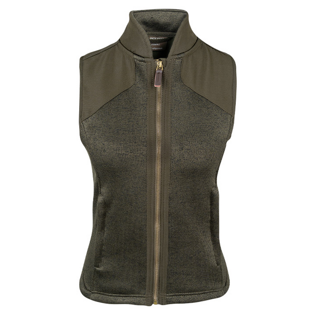 Dames Melange Fleece Bodywarmer