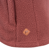 Dames Sherpa Fleece Bodywarmer Koperbruin