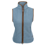 Dames Sherpa Fleece Bodywarmer IJsblauw