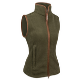 Dames Sherpa Fleece Bodywarmer Olijf
