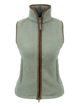 Dames Sherpa Fleece Bodywarmer Salie