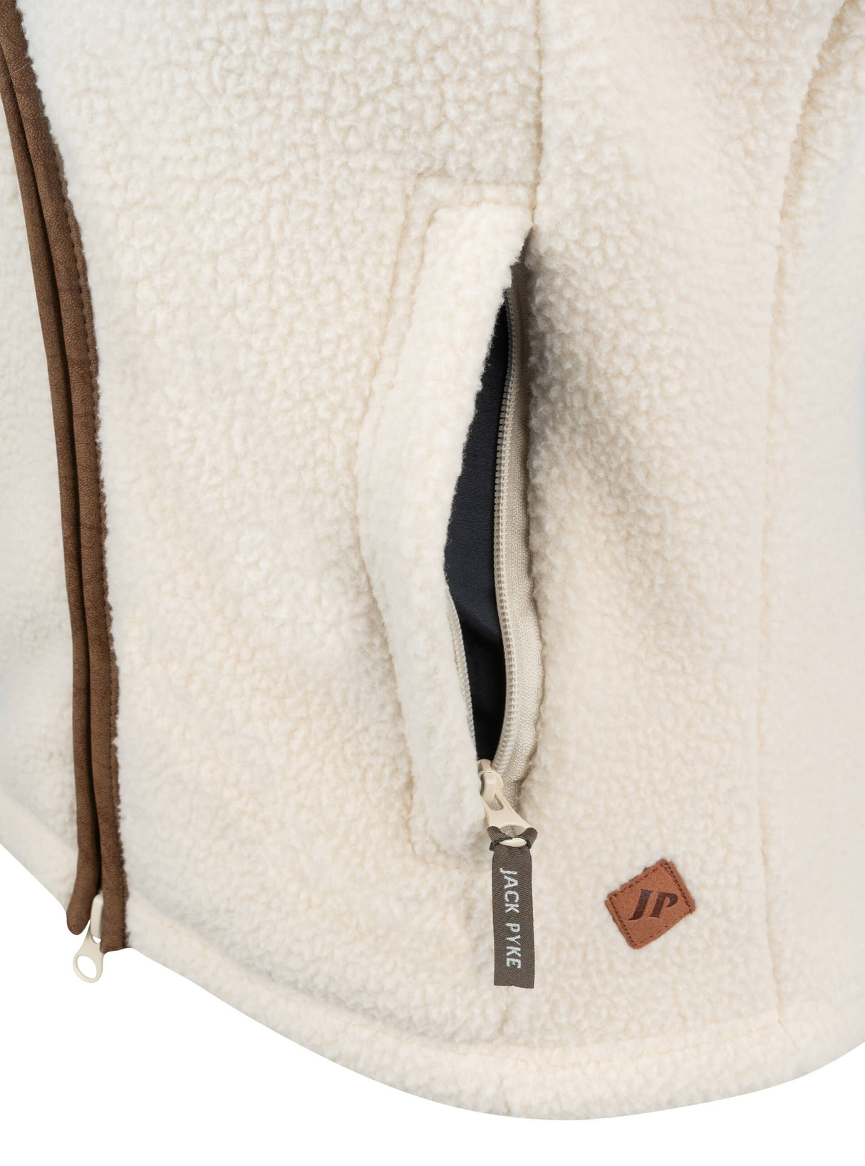 Dames Sherpa Fleece Bodywarmer Olijf