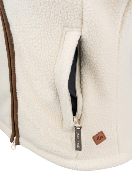 Dames Sherpa Fleece Bodywarmer Olijf