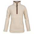 Dames Sherpa Fleecetrui Halve Rits Sail