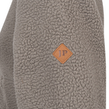 Dames Sherpa Fleecetrui Halve Rits Shiitake