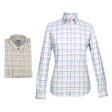 Dames Countryman Overhemd Grote Ruit Marineblauw